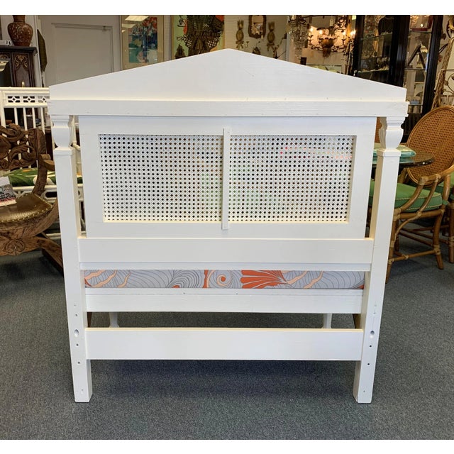 Early 20th Century Antique Neoclassical Headboard Re-Purposed Into Bench For Sale - Image 5 of 11