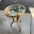 Modern 1980s Arteriors Modern Gold Leaf Finished Cinched Waist Side Table For Sale - Image 3 of 12