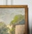 Vintage Structured Impressionistic Stone Bridge Still Life Framed Original Oil Painting, Green, Brown, Cream For Sale - Image 10 of 12