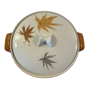 Vintage Iroquois Informal Harvest Time Ben Seidel Usa Casserole Dish With Lid
