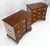 Chippendale Pair of Solid Cherry 3 Drawers Block Front Nightstands End Tables Stands MIINT For Sale - Image 3 of 18