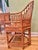 1970s 1970s Brighton Pavilion Style Tortoiseshell Bamboo & Cane Chinoiserie Armchair For Sale - Image 5 of 12