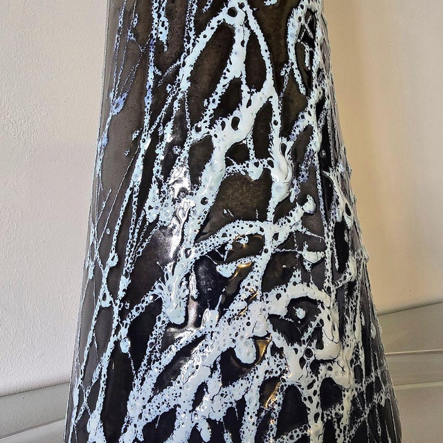 Mid Century Modern Italian Tall Vase 1960s For Sale - Image 9 of 14