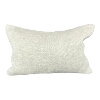 16 x 24 Hemp Pillow Turkish Cushion Natural White Pillow Cushion Cover For Sale
