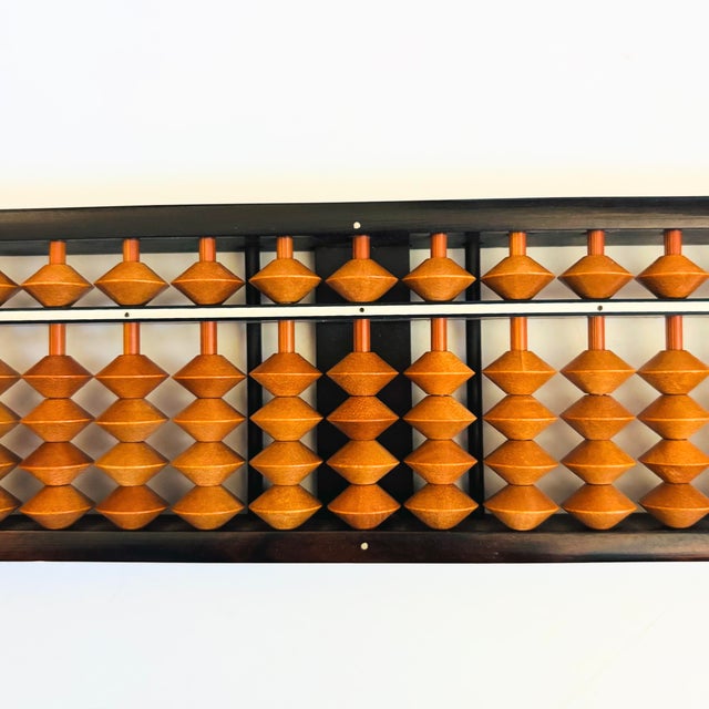 Black Vintage Japanese Wood Abacus For Sale - Image 8 of 12