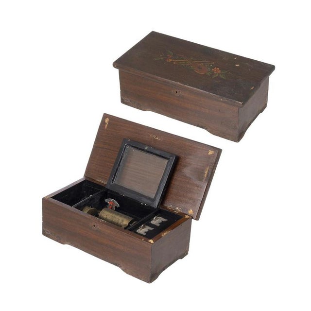 Music Box in Wooden Case, Switzerland For Sale - Image 6 of 6