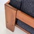 Wood 1970s Rosewood Bastiano Chair Attributed to Afra + Tobia Scarpa for Gavina in Raf Simons Fabric For Sale - Image 7 of 7