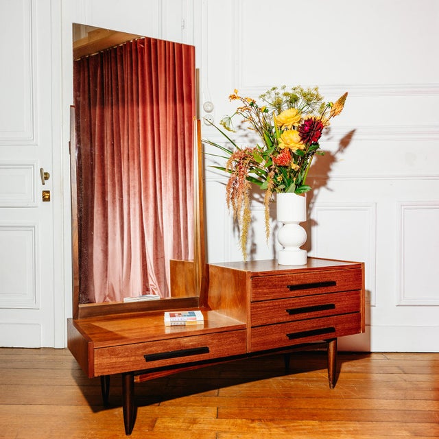 Mid-Century Teak Dressing Table, 1960 For Sale - Image 6 of 10
