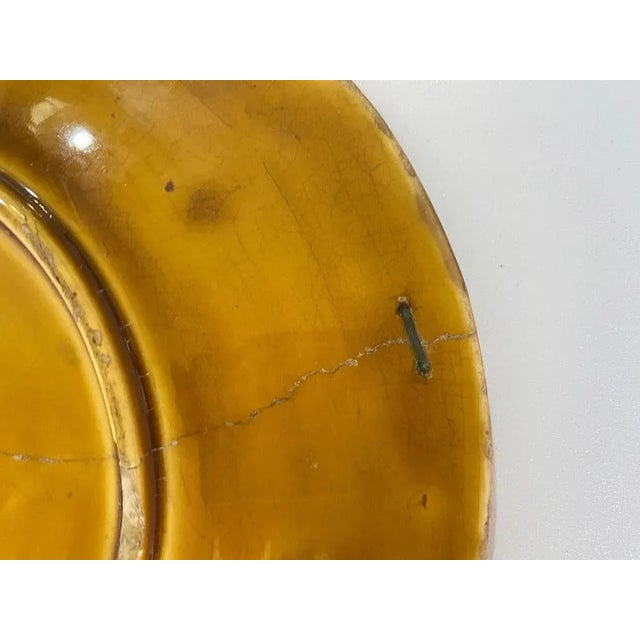 Faience Majolica Plate by Sarreguemines, 19th Century, France For Sale - Image 3 of 9