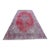 1950s Vintage Turkish Art Deco Anatolian Tribal Oushak Area Rug For Sale