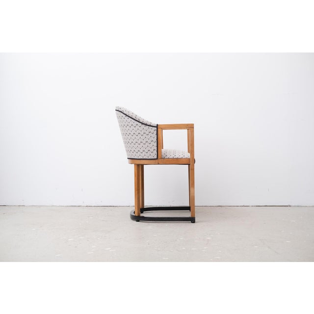 Secessionistic Armchair by Wilhelm Schmidt for Friedrich Otto Schmidt, Vienna, 1908, Set of 4 For Sale - Image 6 of 18
