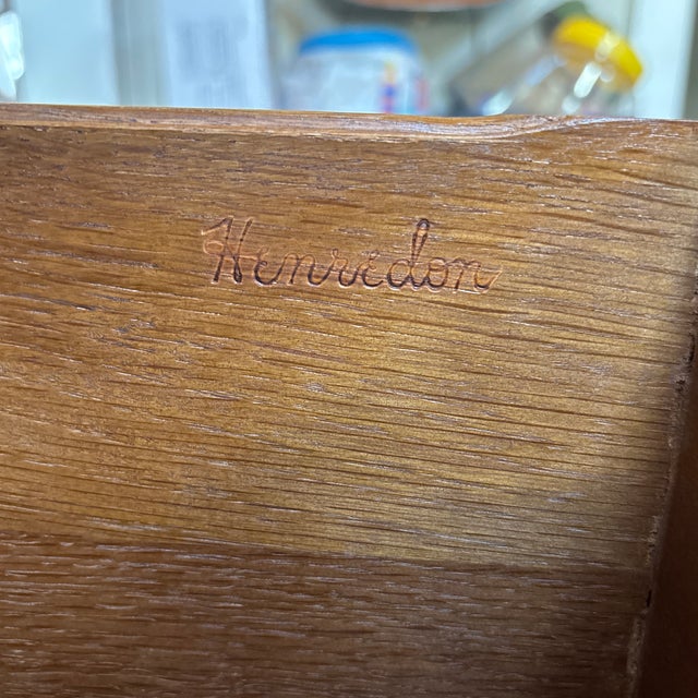 1950s Henredon 1940s/50s Mahogany 8 Drawer Chest on Chest For Sale - Image 5 of 10