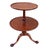 Vintage 1940s Mahogany Two-Tier Dumbwaiter Table – Regency Style Claw Foot Accent Table A beautiful vintage 1940s mahogany...