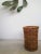 Wood Large Italian Hand-Woven Willow Basket with Lid, 1950s For Sale - Image 7 of 18