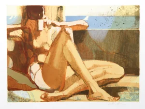 Jim Jonson, Dancer at Window Ii, Lithograph