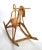 Vintage Franco Albini 1960 Rattan Cane & Bamboo Rocking Horse, Animal Sculpture Italy For Sale - Image 12 of 13