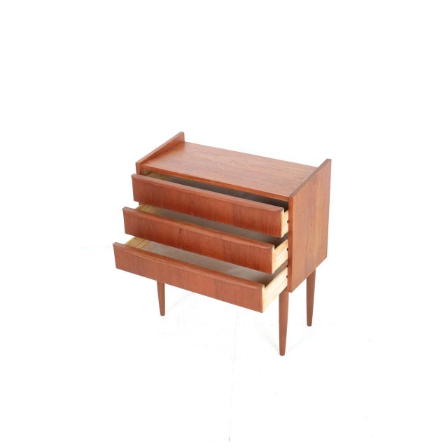 Wood Mid-Century Danish Teak Chest of Drawers, 1960s For Sale - Image 7 of 18