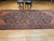 1900 - 1909 Vintage Persian Malayer Gallery Area Rug, Hand-Knotted Wool, Geometric Pattern, 5x13, Navy & Terracotta For Sale - Image 5 of 16
