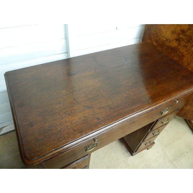 Oak Knee Hole Desk by W.R. Simkin For Sale - Image 6 of 18