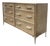 Modern Beige Lacquer Six Drawer Chloe Dresser as Is For Sale