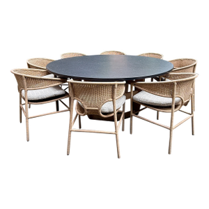 Sutherland Lakeshore Dining Table & 8 Sag Harbor Chairs
