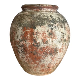 Ria Vintage Clay Vase For Sale