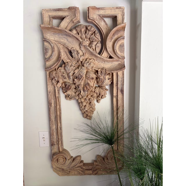 This piece is a vintage or antique French Louis XV Decor Trumeau Frame . (traditionally used to frame a mirror or a...