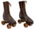 1940s Original Pair of Authentic Vintage Mid 1900s American Women's Roller Skates - for Decoration For Sale - Image 5 of 12