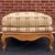 Vintage Baker Furniture French Country Ottoman in Tan & Fruitwood For Sale In Philadelphia - Image 6 of 12