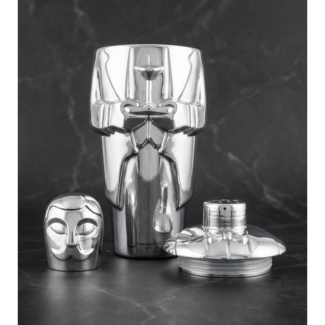 1980s Lenox "The Butler" Silver-Plated Cocktail Shaker – Art Deco Style Barware For Sale - Image 6 of 6