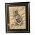 Vintage Hand-Made Crewel-Style Embroidery of a Cat Featuring Florals - Framed 1976 Folk Art For Sale