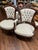 Antique American Victorian style His & Hers chairs, Rococo Revival style made of rosewood. These chairs were popular...