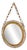 Round Bamboo and Rattan Wall Mirror, Italy, 1960s For Sale