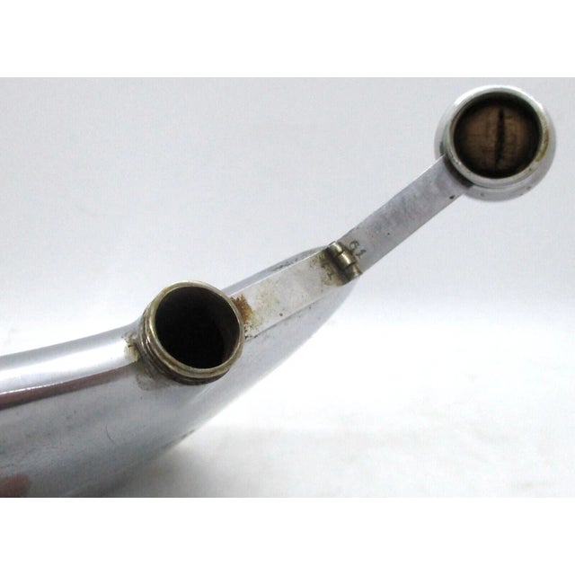 1930s Lord Derby Dinner May 1930 Silverplate Flask For Sale - Image 5 of 8