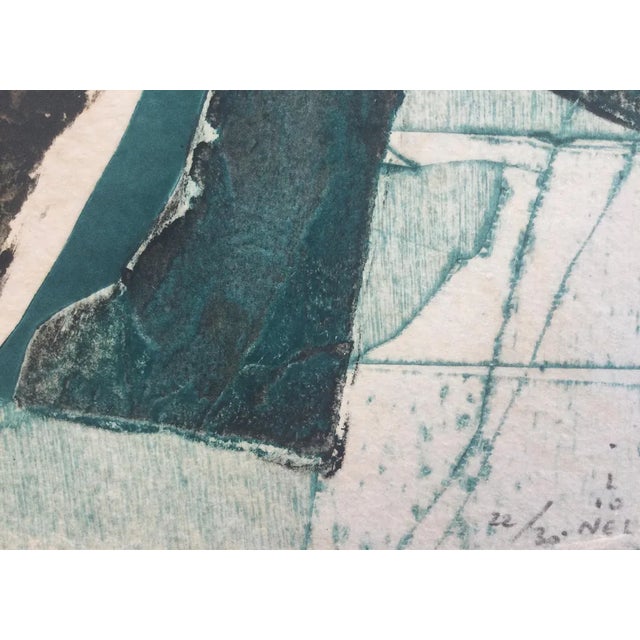 Lionel PEROTTE, known as LIONEL (1949-2020) Composition, around 1990 Carborundum engraving on handmade Moulin de Larroque...