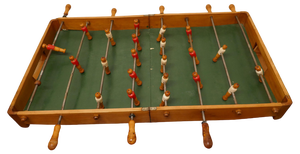 French Wooden Table Top Football Game, 1930
