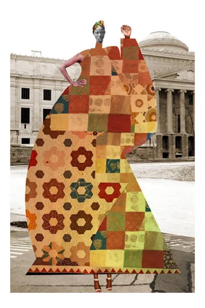 Plate No. 231, Abstract, Collage, Womens March