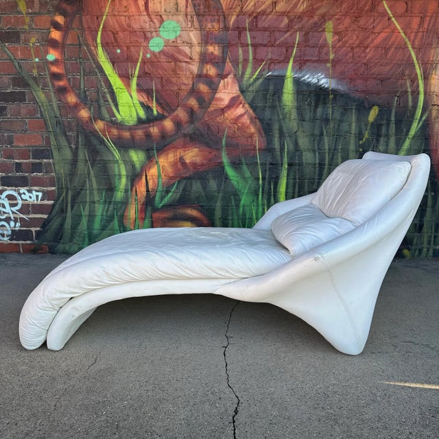Roger Rougier Post Modern Chaise For Sale - Image 11 of 12