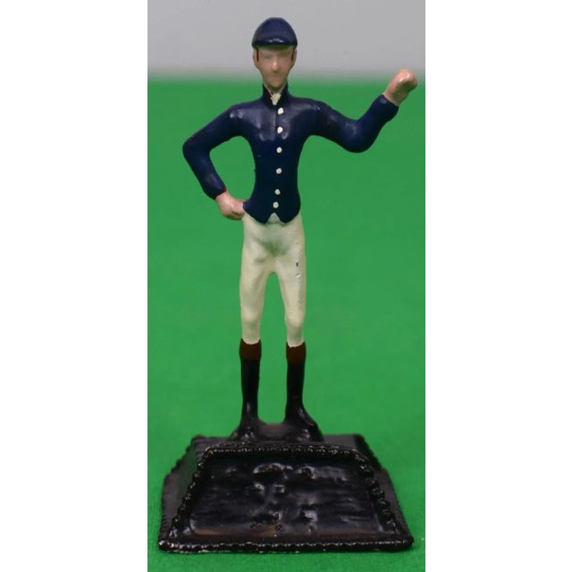 Mid 20th Century Set of Eight "21" Club Jockey Place Card Holders For Sale - Image 5 of 11