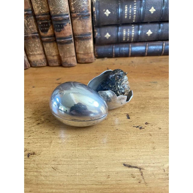Antique Bronze Bird Inkwell, Cold Painted, Circa 1900 ,Geschutzt For Sale - Image 6 of 14