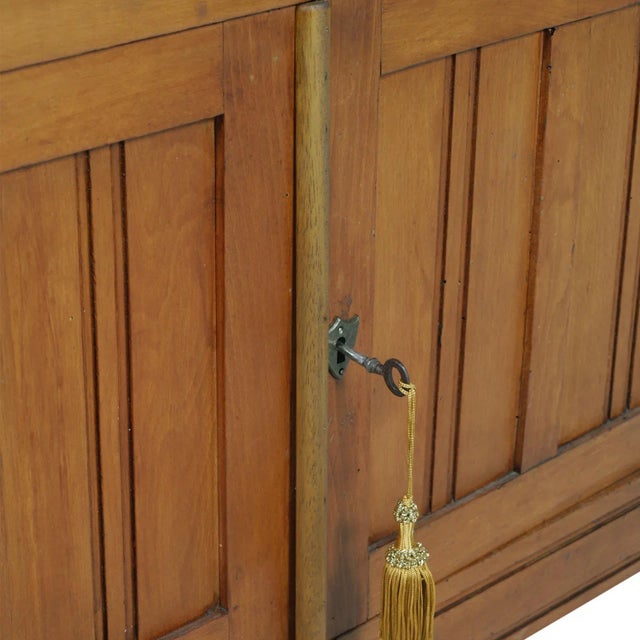 Brown Italian Art Nouveau Vanity Cabinet For Sale - Image 8 of 12