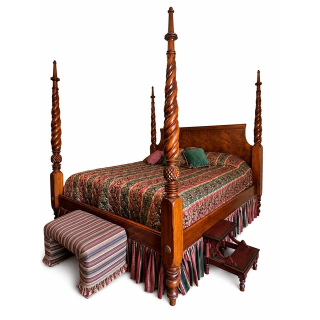 An exceptional Hickory Chair bedroom suite from the Historical James River Plantations Collection, showcasing timeless...