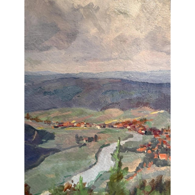 Helene Meyer, Landscape Composition, Oil Painting on Canvas For Sale - Image 11 of 13
