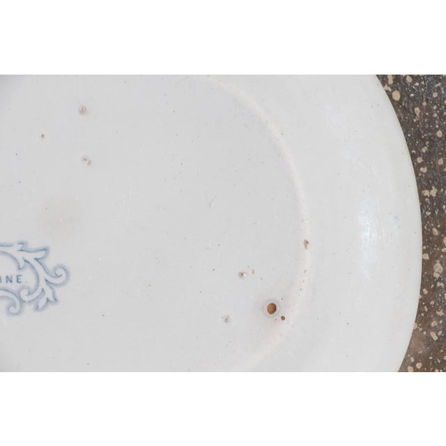 Antique "Rhine" Staffordshire Transferware Platter For Sale - Image 12 of 13