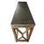 Grey Stone Top Open Console Table For Sale In Los Angeles - Image 6 of 9