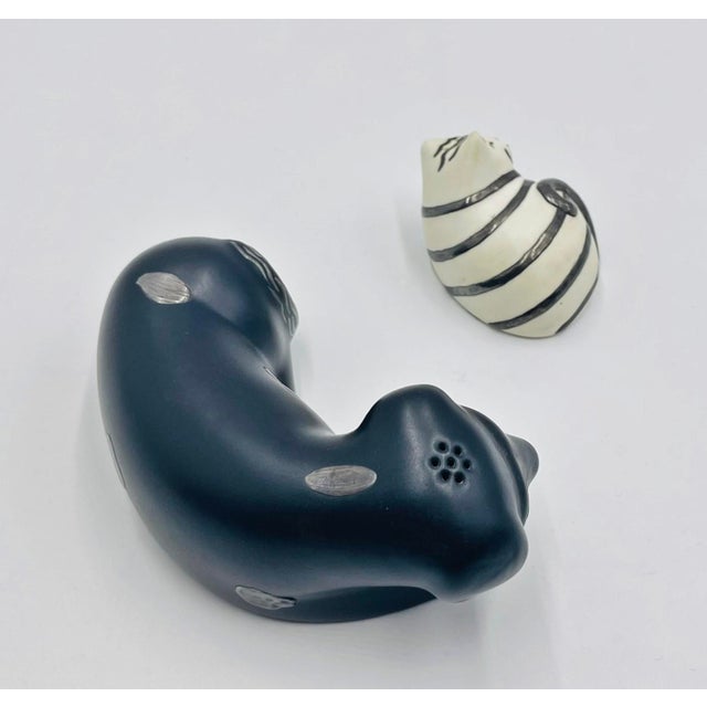 1980s Emilia Castillo, Taxco, Plata, Pure Silver, Dog, Cat, Sculptures, Mexico For Sale In Los Angeles - Image 6 of 18