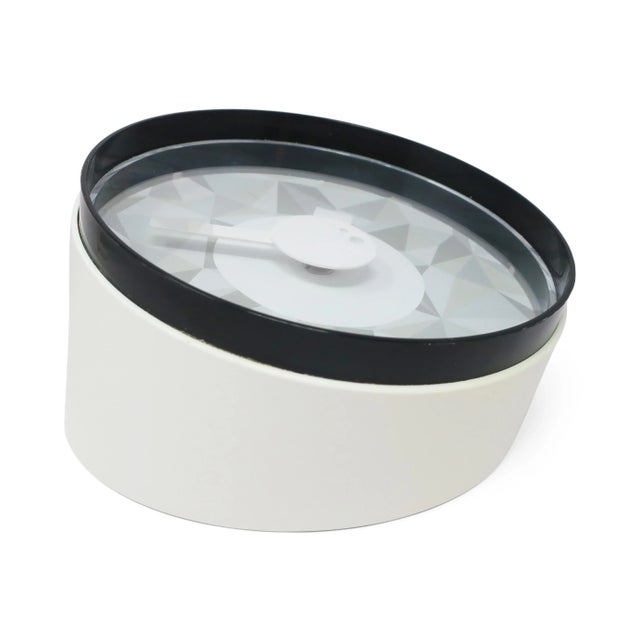 Postmodern Postmodern Slantime Wall Clock by Semk Design Clock For Sale - Image 3 of 10