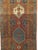 Red Vintage Persian Heriz Serapi Runner, Hand-Knotted Wool, Geometric Pattern, Terracotta & Navy, 3x16 For Sale - Image 8 of 15