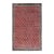 1960 Red Vintage Persian Senneh Soft Wool Distressed Look Hand Knotted Runner Rug For Sale