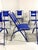 Blue Vintage Sinus Dining Chairs by Karl Friedrich Förster for KFF, 1980s, Set of 6 For Sale - Image 8 of 18